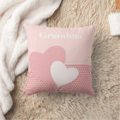 ピンク愛ハート クッション (ブランケット)
