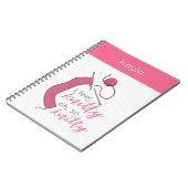 ピンク感じイニットあーそうニット ノートブック (左側)