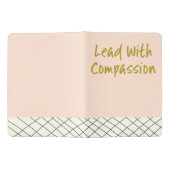 ピンク感動的やる気を起こさせることわざ エクストララージMoleskineノートブック (オープン)