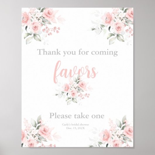 ピンク感謝していのフローラは来ポスター ポスター (正面)