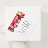 ピンク感謝していのローズ結婚フローラ フェイバータグ (インサイチュ)