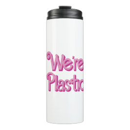 ピンク我々はプラスチック タンブラー