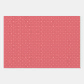 ピンク折り鶴さくらんぼ花束紙 ラッピングペーパーシート (正面2)