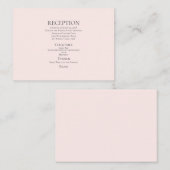 ピンク披露宴キャッシュ結婚バーのエンクロージャカード エンクロージャーカード (正面/裏面)