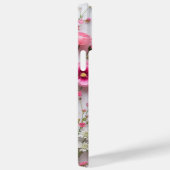 ピンク押し花エレガントフローラ Case-Mate iPhoneケース (裏面 / 右)