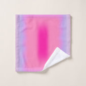 ピンク抽象化グラデーション バスタオルセット (ウォッシュタオル)