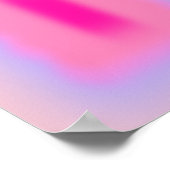 ピンク抽象化グラデーション ポスター (角)