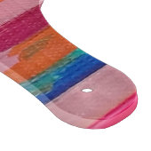 ピンク抽象芸術ストライプ カッティングボード (角)