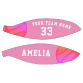 ピンク抽象芸術バスケットボールプレイヤー名チーム バスケットボール (パネル)