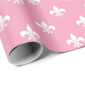 ピンク抽象芸術パターン紙 ラッピングペーパー (ロールコーナー)