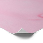 ピンク抽象芸術壁紙 ポスター (角)