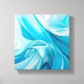 ピンク抽象芸術水彩開花キャンバス キャンバスプリント (正面)