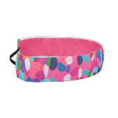 ピンク抽象芸術 アスレチックヘッドバンド (左)