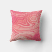 ピンク抽象芸術 クッション (裏面)