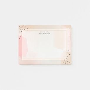 ピンク抽象芸術 ポストイット