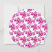 ピンク救のブーゲンビレ結婚リア新しい日 セーブザデート (裏面)