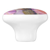 ピンク数々の色アイリスセラミックノブ セラミックノブ (側面)