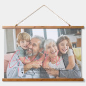 ピンク文字 |グランドキッズMake Life Grand Photo 吊り下げ型タペストリー (正面)