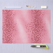 ピンク斑点ピンクレザールック 薄葉紙 (クラフト)
