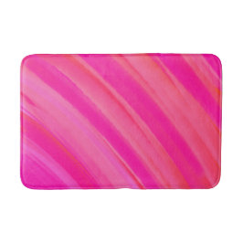 ピンク旋回抽象芸術 バスマット