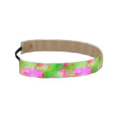 ピンク日光の抽象芸術の色彩の鮮やかな黄色 アスレチックヘッドバンド (左)