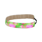 ピンク日光の抽象芸術の色彩の鮮やかな黄色 アスレチックヘッドバンド (右)