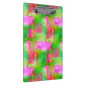 ピンク日光の抽象芸術の色彩の鮮やかな黄色 クリップボード (右)