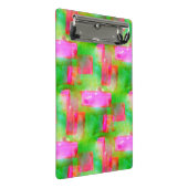 ピンク日光の抽象芸術の色彩の鮮やかな黄色 ミニクリップボード (アングル)