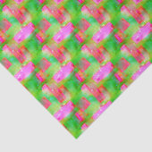 ピンク日光の抽象芸術の色彩の鮮やかな黄色 薄葉紙 (詳細)