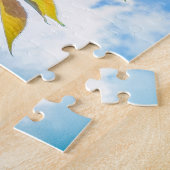 ピンク日本のさくらんぼの花が大きく咲く ジグソーパズル (側面)