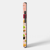 ピンク日本のに寿司魚の柄が大好き Case-Mate iPhoneケース (裏面 / 左)