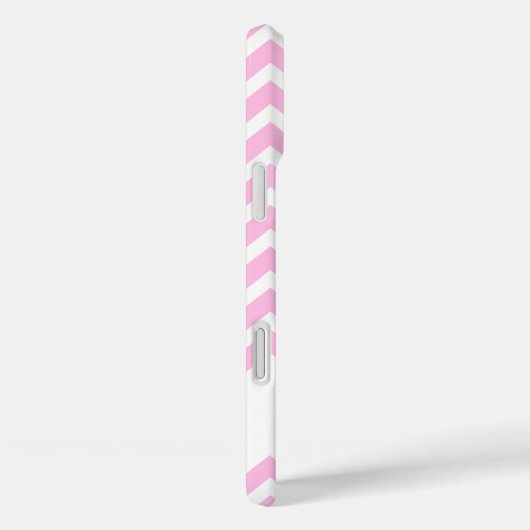 ピンク日本ののシェブロン柄で恋をする Case-Mate iPhoneケース (裏面 / 右)