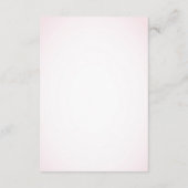 ピンク日本の桜さくらんぼ結婚の花 エンクロージャーカード (裏面)