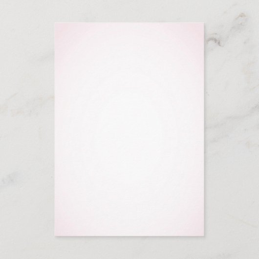 ピンク日本の桜さくらんぼ結婚の花 エンクロージャーカード (裏面)