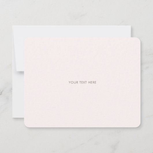 ピンク日本の桜さくらんぼ結婚の花 サンキューカード (裏面)