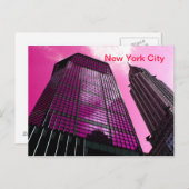 ピンク日葉書 ポストカード (正面/裏面)