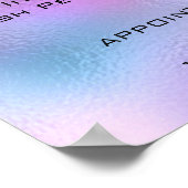 ピンク明るい赤紫色グリッターメイクアップ目まぶし価格 ポスター (角)