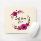 ピンク明るい赤紫色ポピーリース最高のママモマエバー マウスパッド (マウス)