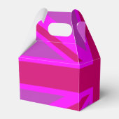 ピンク明るい赤紫色ユニオンジャックフラッグデザイン フェイバーボックス (裏面サイド)