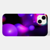 ピンク明るい赤紫色紫色の黒いフラクタル気泡 Case-Mate iPhoneケース (裏面 (横))
