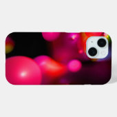 ピンク明るい赤紫色紫色の黒いフラクタル気泡 Case-Mate iPhoneケース (裏面 (横))