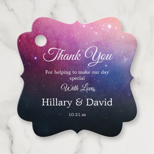 ピンク星雲 フェイバータグ (正面)