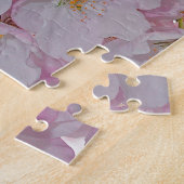 ピンク春さくらんぼの花 ジグソーパズル (側面)