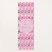 ピンク春の結婚式さくらんぼ花とさくらんぼ ヨガマット (正面)