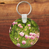 ピンク春アリウム キーホルダー (正面)