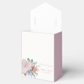 ピンク春ガールガーデン帽子ベビーシャワーありがとう フェイバーボックス (オープン)