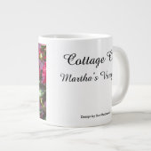 ピンク春バルコニー – マーサズヴィネヤード ジャンボコーヒーマグカップ (正面右)