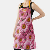 ピンク春フローラピンクデイジーピンクの花 エプロン (インサイチュ)