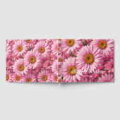 ピンク春フローラピンクデイジーレトロピンク花 ゲストブック (全面)