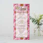 ピンク春フローラピンクデイジーレトロピンク花 メニュー (スタンド正面)